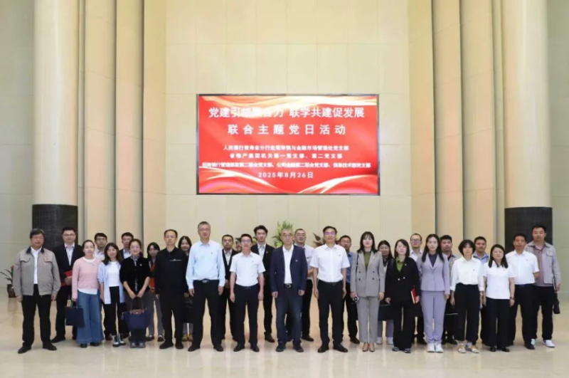 黨建引領(lǐng)聚合力 聯(lián)學(xué)共建促發(fā)展&mdash;&mdash;集團(tuán)機(jī)關(guān)黨支部與人民銀行青海省分行、招商銀行部分黨支部共同開(kāi)展主題黨日活動(dòng)