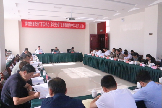 省物產(chǎn)集團(tuán)黨委召開“不忘初心、牢記使命”主題教育第十四次集中學(xué)習(xí)（擴(kuò)大）會