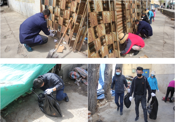 中共青海省第三建筑工程有限公司支部委員會開展“黨旗領航，愛衛(wèi)同行”主題黨日活動
